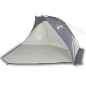 vidaXL Tienda de playa tafetán 185T gris 268x223x125 cm vidaXL Tienda de playa tafetán 185T gris 268x223x125 cm