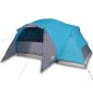 vidaXL Tienda de campaña 8 personas tafetán 190T azul 360x430x195 cm vidaXL Tienda de campaña 8 personas tafetán 190T azul 360x430x195 cm