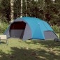 vidaXL Tienda de campaña 8 personas tafetán 190T azul 360x430x195 cm vidaXL Tienda de campaña 8 personas tafetán 190T azul 360x430x195 cm
