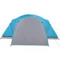 vidaXL Tienda de campaña 8 personas tafetán 190T azul 360x430x195 cm vidaXL Tienda de campaña 8 personas tafetán 190T azul 360x430x195 cm