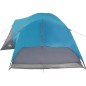 vidaXL Tienda de campaña 8 personas tafetán 190T azul 360x430x195 cm vidaXL Tienda de campaña 8 personas tafetán 190T azul 360x430x195 cm