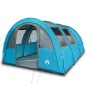 vidaXL Tienda de campaña 4 personas tafetán 185T azul 483x340x193 cm vidaXL Tienda de campaña 4 personas tafetán 185T azul 483x340x193 cm