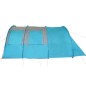 vidaXL Tienda de campaña 4 personas tafetán 185T azul 483x340x193 cm vidaXL Tienda de campaña 4 personas tafetán 185T azul 483x340x193 cm