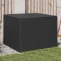 vidaXL Caja de almacenaje de jardín ratán sintético negro 291L vidaXL Caja de almacenaje de jardín ratán sintético negro 291L