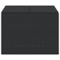 vidaXL Caja de almacenaje de jardín ratán sintético negro 291L vidaXL Caja de almacenaje de jardín ratán sintético negro 291L