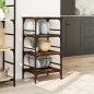 vidaXL Carrito de cocina madera ingeniería roble ahumado 45x35x89,5 cm vidaXL Carrito de cocina madera ingeniería roble ahumado 45x35x89,5 cm