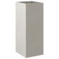 vidaXL Jardinera de acero inoxidable plateado 32x27,5x75 cm vidaXL Jardinera de acero inoxidable plateado 32x27,5x75 cm