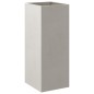 vidaXL Jardinera de acero inoxidable plateado 32x27,5x75 cm vidaXL Jardinera de acero inoxidable plateado 32x27,5x75 cm