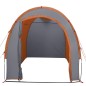vidaXL Carpa de almacenaje 185T tafetán gris y naranja 204x183x178 cm vidaXL Carpa de almacenaje 185T tafetán gris y naranja 204x183x178 cm