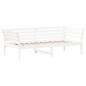 vidaXL Sofá cama madera maciza de pino blanco 80x200 cm vidaXL Sofá cama madera maciza de pino blanco 80x200 cm