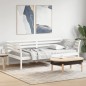 vidaXL Sofá cama madera maciza de pino blanco 80x200 cm vidaXL Sofá cama madera maciza de pino blanco 80x200 cm