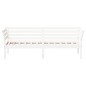vidaXL Sofá cama madera maciza de pino blanco 80x200 cm vidaXL Sofá cama madera maciza de pino blanco 80x200 cm