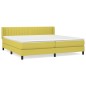vidaXL Cama box spring con colchón tela verde 200x200 cm vidaXL Cama box spring con colchón tela verde 200x200 cm