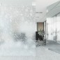 vidaXL Lámina de ventana esmerilada patrón de flores PVC 90x500 cm vidaXL Lámina de ventana esmerilada patrón de flores PVC 90x500 cm