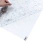 vidaXL Lámina de ventana esmerilada patrón de flores PVC 90x500 cm vidaXL Lámina de ventana esmerilada patrón de flores PVC 90x500 cm