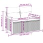 vidaXL Set de sofás de jardín 12 pzas con cojines ratán sintético gris vidaXL Set de sofás de jardín 12 pzas con cojines ratán sintético gris