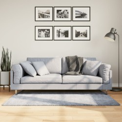 vidaXL Alfombra de pelo largo moderna azul 80x150 cm