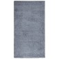 vidaXL Alfombra de pelo largo moderna azul 80x150 cm vidaXL Alfombra de pelo largo moderna azul 80x150 cm
