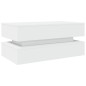 vidaXL Mesa de centro con luces LED blanco 90x50x40 cm vidaXL Mesa de centro con luces LED blanco 90x50x40 cm