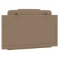 vidaXL Cabecero de cama acolchado cuero sintético capuchino 80 cm vidaXL Cabecero de cama acolchado cuero sintético capuchino 80 cm