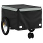 vidaXL Remolque para bicicleta hierro negro y gris 45 kg vidaXL Remolque para bicicleta hierro negro y gris 45 kg