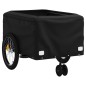 vidaXL Remolque para bicicleta hierro negro y gris 45 kg vidaXL Remolque para bicicleta hierro negro y gris 45 kg