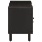 vidaXL Mueble de TV madera maciza de mango negro 105x33x46 cm