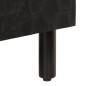 vidaXL Mueble de TV madera maciza de mango negro 105x33x46 cm
