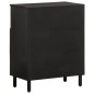 vidaXL Aparador madera maciza de mango negro 60x33x75 cm vidaXL Aparador madera maciza de mango negro 60x33x75 cm