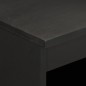 vidaXL Aparador madera maciza de mango negro 60x33x75 cm vidaXL Aparador madera maciza de mango negro 60x33x75 cm