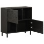vidaXL Aparador madera maciza de mango negro 80x33x75 cm vidaXL Aparador madera maciza de mango negro 80x33x75 cm