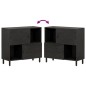 vidaXL Aparador madera maciza de mango negro 80x33x75 cm vidaXL Aparador madera maciza de mango negro 80x33x75 cm