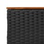 vidaXL Set de sofás de jardín con cojines 3 pzas ratán sintético negro vidaXL Set de sofás de jardín con cojines 3 pzas ratán sintético negro