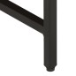 vidaXL Mesas apilables 3 piezas madera de mango rugosa maciza y hierro vidaXL Mesas apilables 3 piezas madera de mango rugosa maciza y hierro
