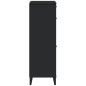 vidaXL Mueble zapatero VIKEN madera maciza de pino negro vidaXL Mueble zapatero VIKEN madera maciza de pino negro