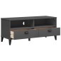 vidaXL Mueble de TV VIKEN madera maciza de pino gris antracita vidaXL Mueble de TV VIKEN madera maciza de pino gris antracita