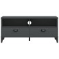 vidaXL Mueble de TV VIKEN madera maciza de pino gris antracita vidaXL Mueble de TV VIKEN madera maciza de pino gris antracita