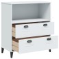 vidaXL Librería VIKEN madera maciza de pino blanco 80x40x90 cm vidaXL Librería VIKEN madera maciza de pino blanco 80x40x90 cm
