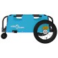 vidaXL Remolque para bicicletas hierro y tela Oxford azul vidaXL Remolque para bicicletas hierro y tela Oxford azul
