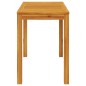 vidaXL Mesa de comedor de jardín madera maciza de acacia 110x55x75 cm vidaXL Mesa de comedor de jardín madera maciza de acacia 110x55x75 cm
