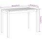 vidaXL Mesa de comedor de jardín madera maciza de acacia 110x55x75 cm vidaXL Mesa de comedor de jardín madera maciza de acacia 110x55x75 cm