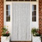vidaXL Cortina antimoscas chenilla gris 100x230 cm
