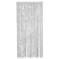 vidaXL Cortina antimoscas chenilla gris 100x230 cm