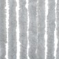 vidaXL Cortina antimoscas chenilla gris 100x230 cm