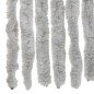 vidaXL Cortina antimoscas chenilla gris 100x200 cm vidaXL Cortina antimoscas chenilla gris 100x200 cm
