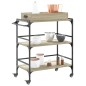 vidaXL Carrito de cocina madera ingeniería roble Sonoma 81,5x41x92,5cm vidaXL Carrito de cocina madera ingeniería roble Sonoma 81,5x41x92,5cm