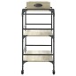 vidaXL Carrito de cocina madera ingeniería roble Sonoma 81,5x41x92,5cm vidaXL Carrito de cocina madera ingeniería roble Sonoma 81,5x41x92,5cm