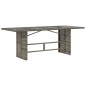vidaXL Set comedor jardín 7 pzas y cojines ratán sintético gris vidaXL Set comedor jardín 7 pzas y cojines ratán sintético gris
