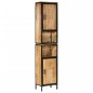 vidaXL Conjunto de muebles de baño 4 pzas madera maciza mango y hierro vidaXL Conjunto de muebles de baño 4 pzas madera maciza mango y hierro
