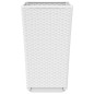 vidaXL Jardineras 2 unidades PP blanco 32,5x32,5x57 cm vidaXL Jardineras 2 unidades PP blanco 32,5x32,5x57 cm
